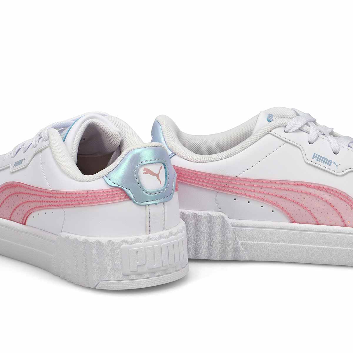 Kids'  Carina 3.0 Blurry Dreams Sneaker - White/Pink