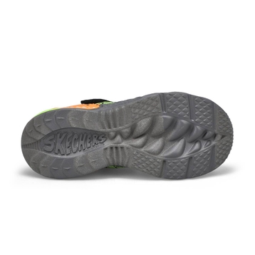 Baskets DINO-LIGHTS, noir/orange, garçons