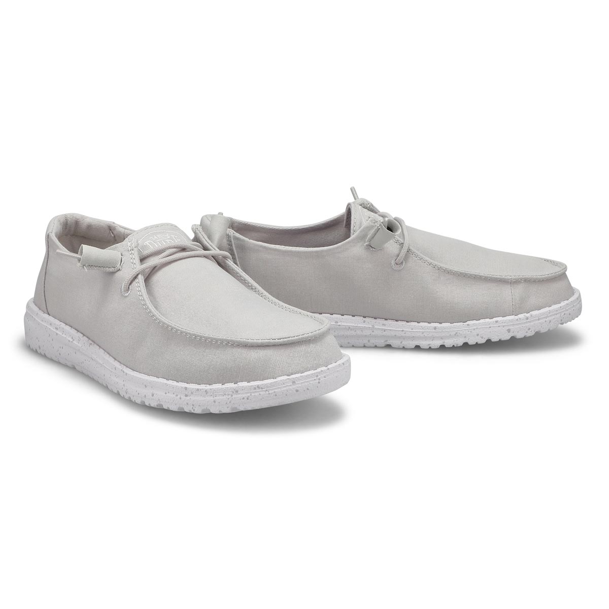 HEYDUDE Women's Wendy Slub Canvas Shoe - Ligh | SoftMoc.com