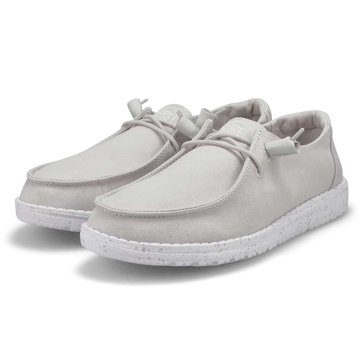 HEYDUDE Women's Wendy Slub Canvas Shoe - Ligh | SoftMoc.com