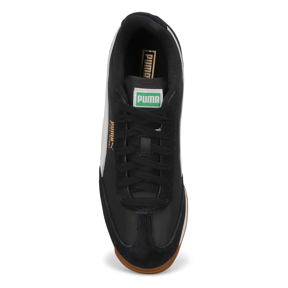 Women's Easy Rider Vintage Lace Up Sneaker - Black/White