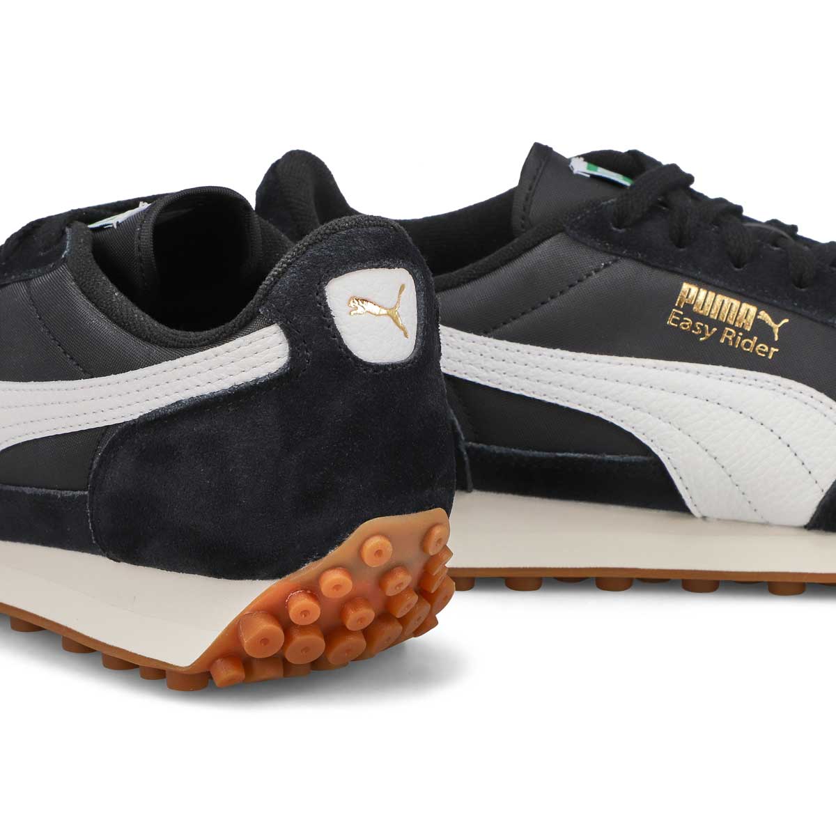 Women's Easy Rider Vintage Lace Up Sneaker - Black/White