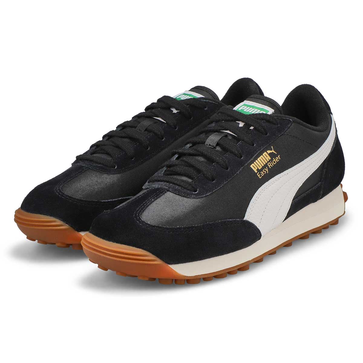 Women's Easy Rider Vintage Lace Up Sneaker - Black/White