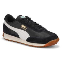 Women's Easy Rider Vintage Lace Up Sneaker - Black/White