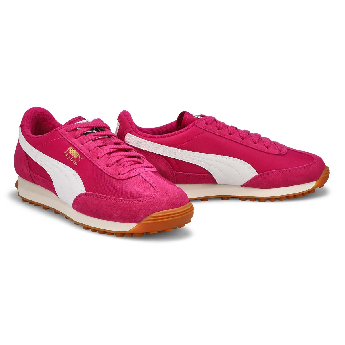 Women's Easy Rider Vintage Lace Up Sneaker - Magenta Gleam/White