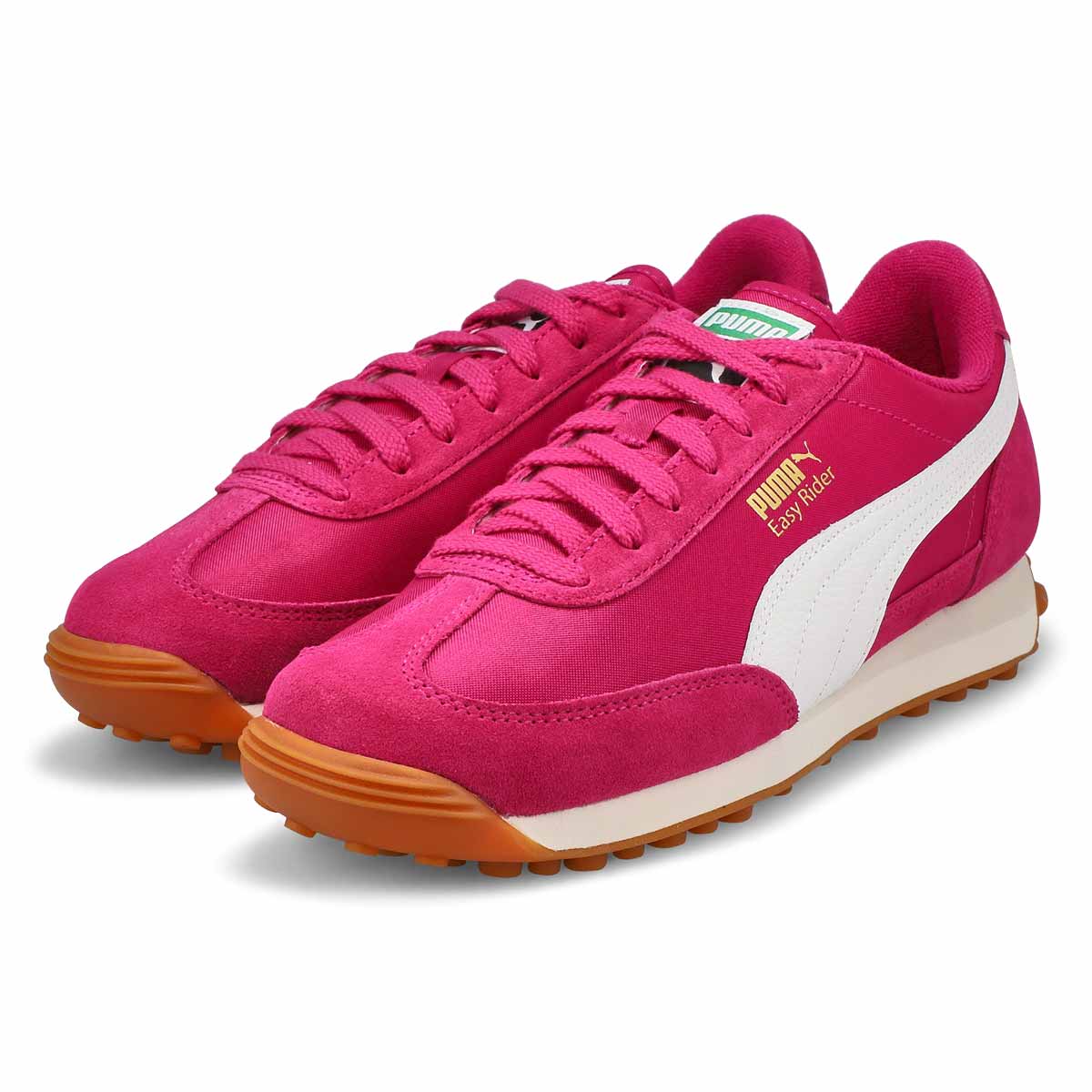 Women's Easy Rider Vintage Lace Up Sneaker - Magenta Gleam/White