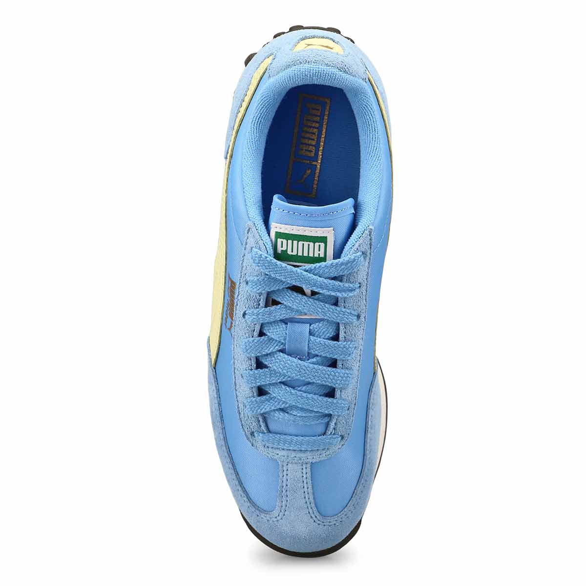 Women's Easy Rider Vintage Lace Up Sneaker - Team Light Blue/Gold Moon