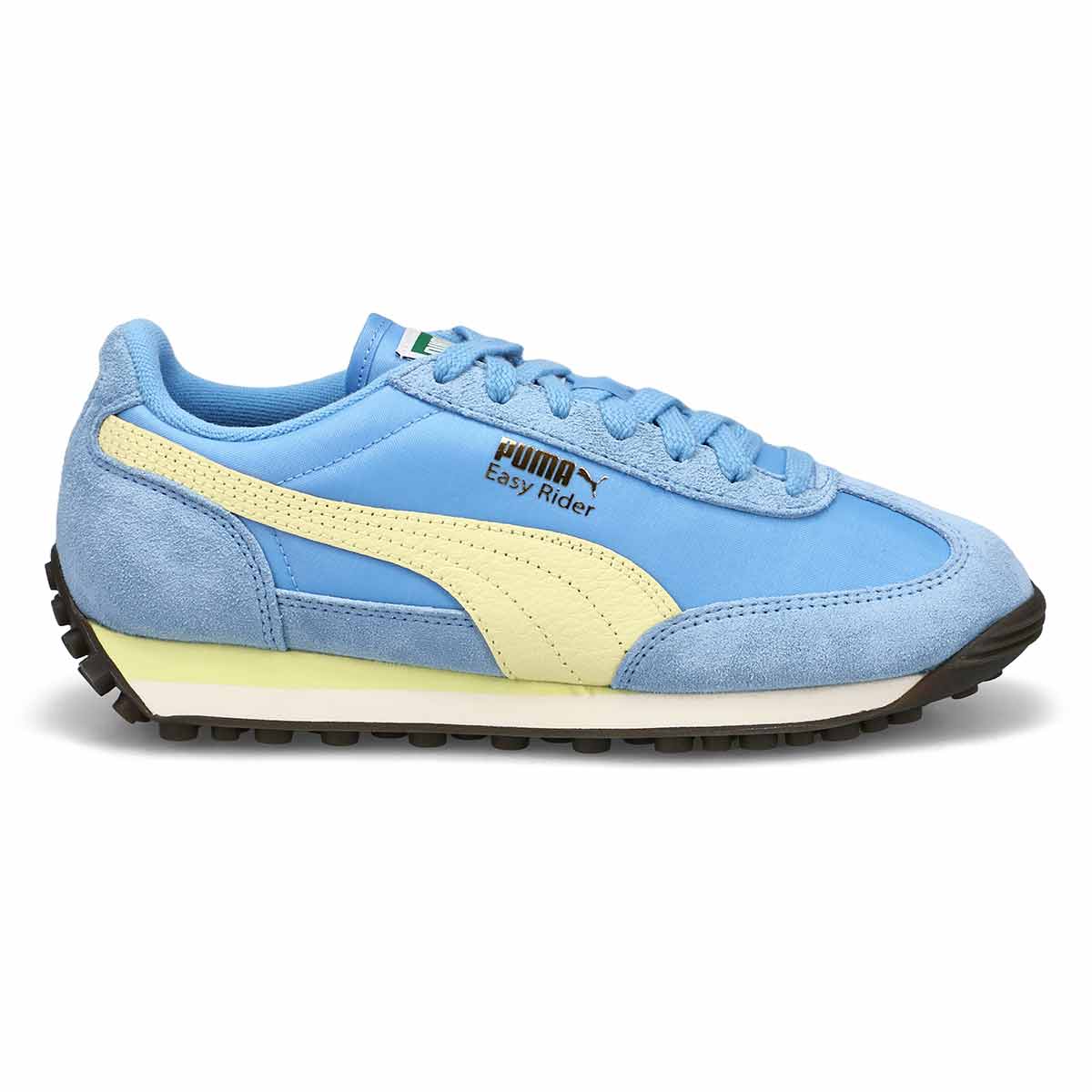 Women's Easy Rider Vintage Lace Up Sneaker - Team Light Blue/Gold Moon