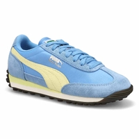 Women's Easy Rider Vintage Lace Up Sneaker - Team Light Blue/Gold Moon