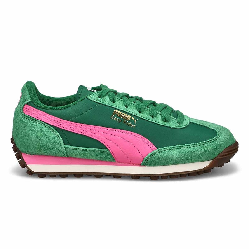 Women's Easy Rider Vintage Lace Up Sneaker - Archive Green/Poised Pink