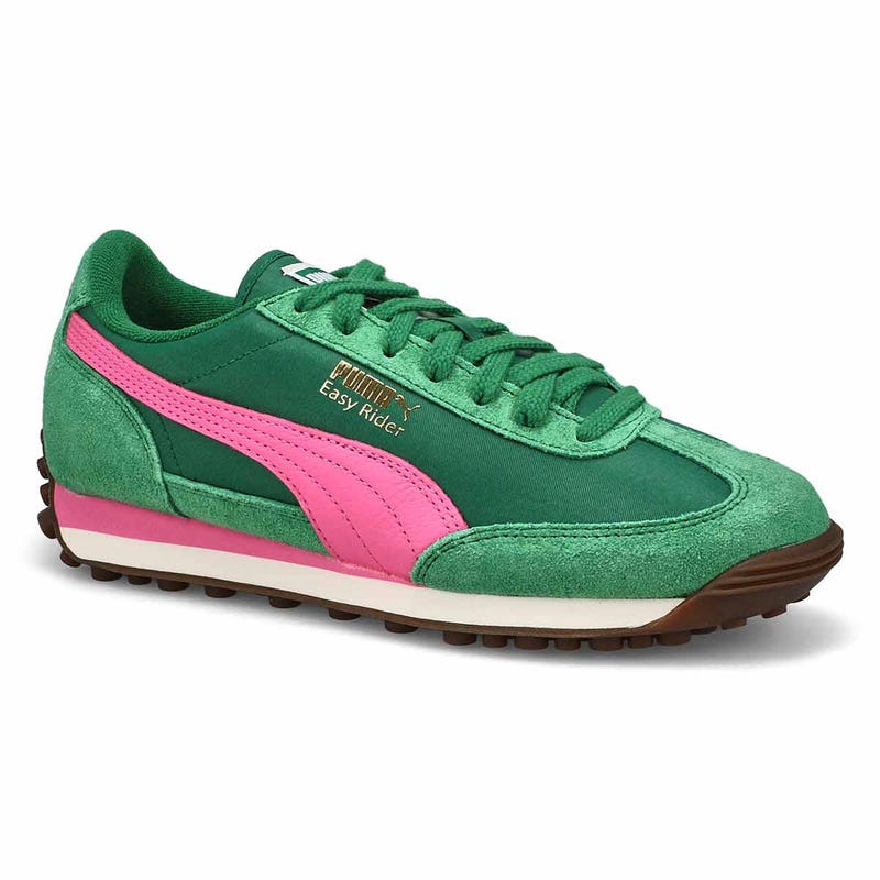 Women's Easy Rider Vintage Lace Up Sneaker - Archive Green/Poised Pink