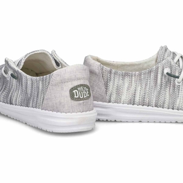 Women's Wendy Sox Casual Shoe- Glacier Grey