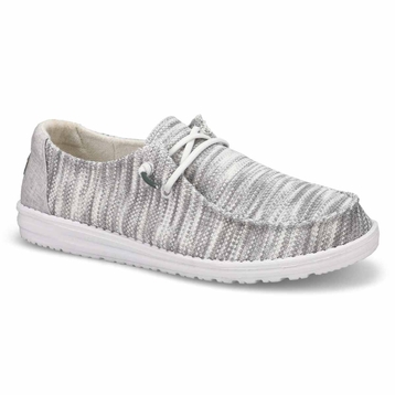 Women's Wendy Sox Casual Shoe- Glacier Grey