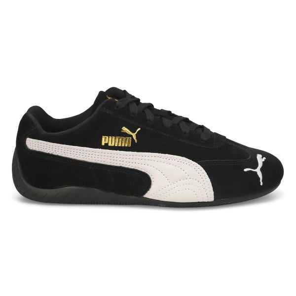 Women's Speedcat OG Lace Up Sneaker - Black/White