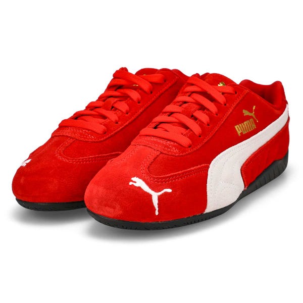 Women's Speedcat OG Lace Up Sneaker - For All Time Red/White