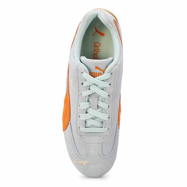 Women's  Speedcat OG Low Profile Sneaker - Sea Glass/Orange Glo