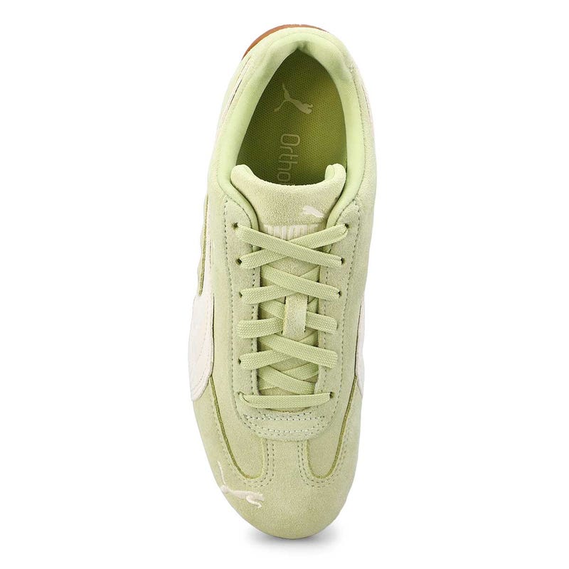 Women's  Speedcat OG Lace Up Sneaker - Pistachio Green/Warm White