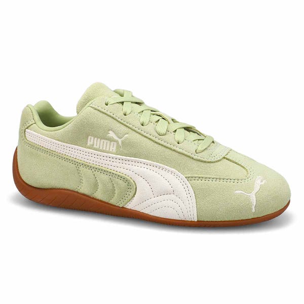 Women's  Speedcat OG Lace Up Sneaker - Pistachio Green/Warm White