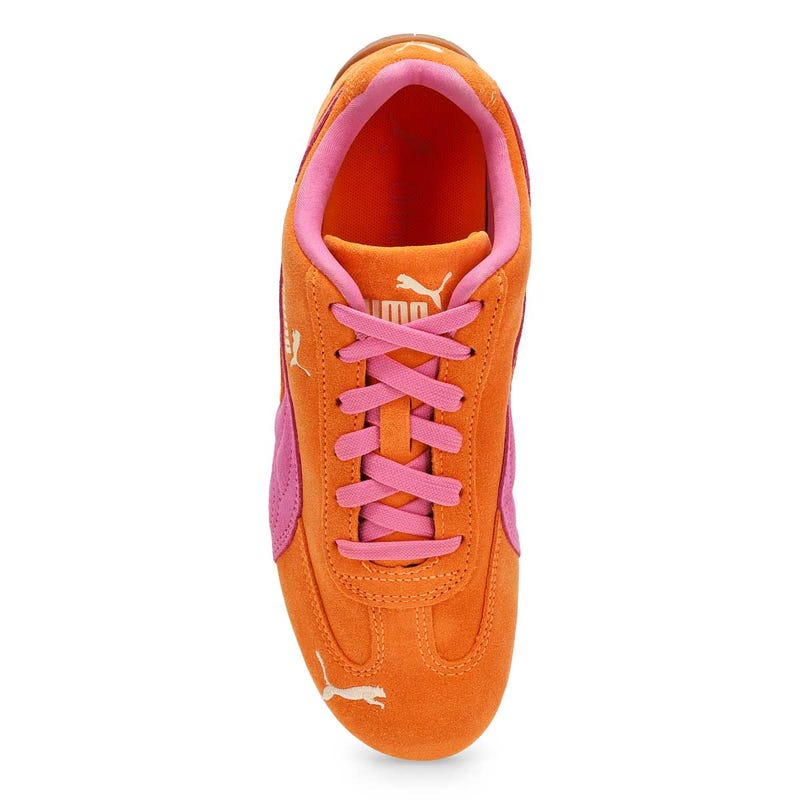Women's  Speedcat OG Low Profile Sneaker - Orange Glo/Poised Pink