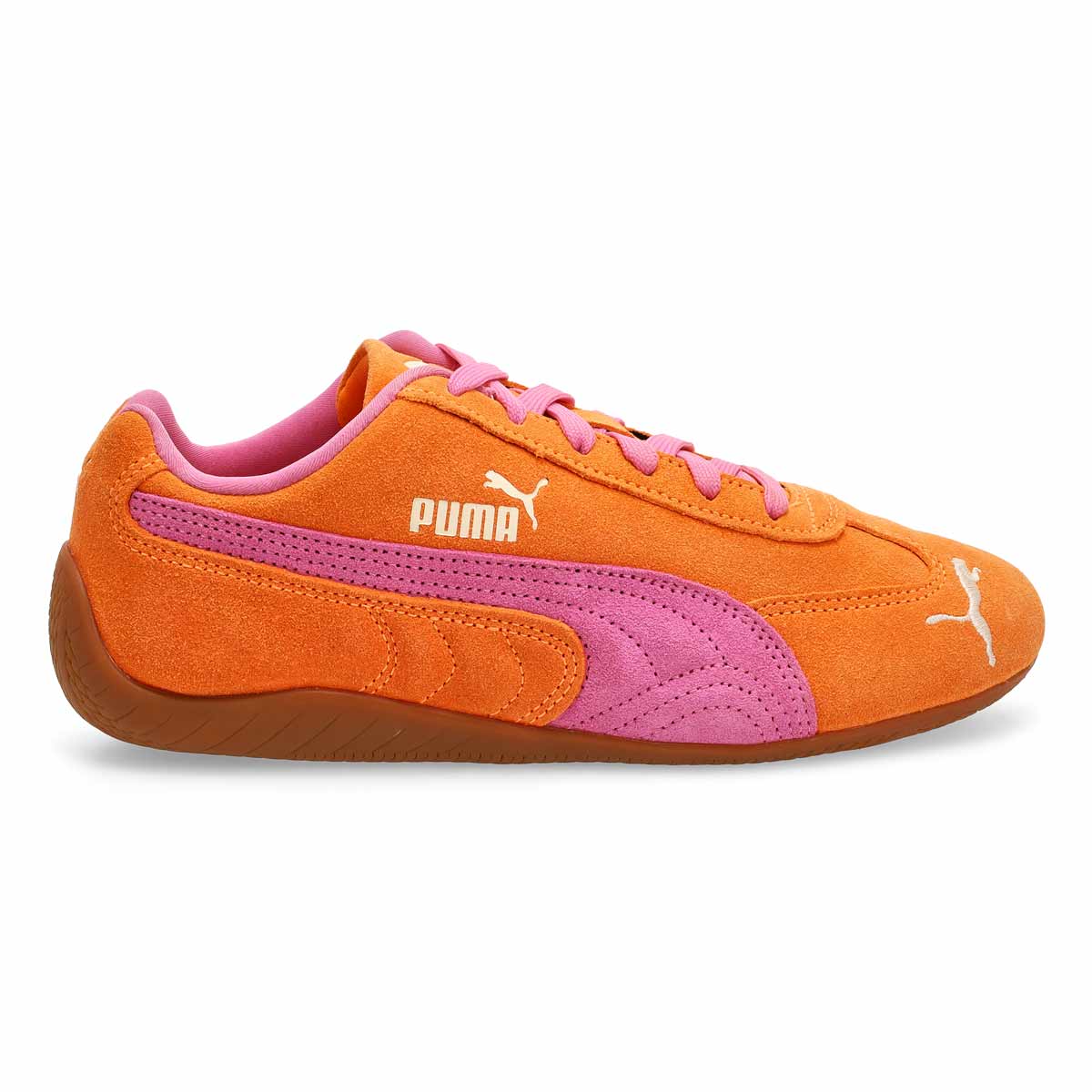 Women's  Speedcat OG Low Profile Sneaker - Orange Glo/Poised Pink