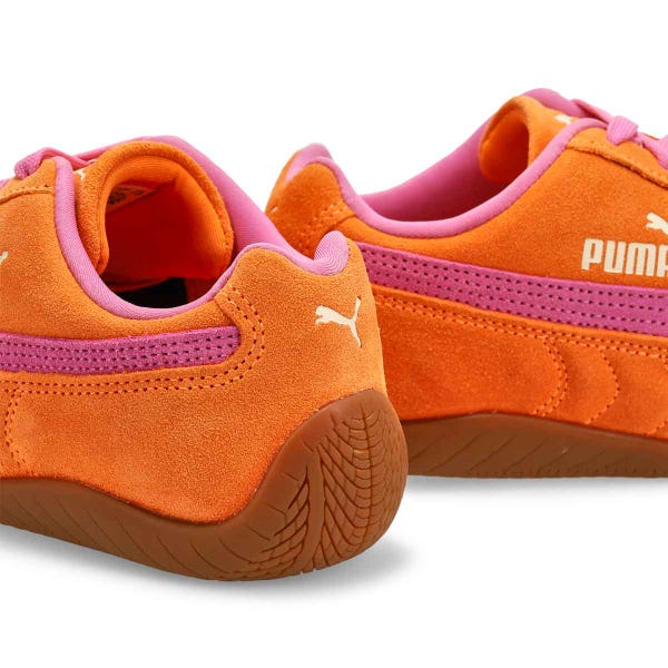 Women's  Speedcat OG Low Profile Sneaker - Orange Glo/Poised Pink