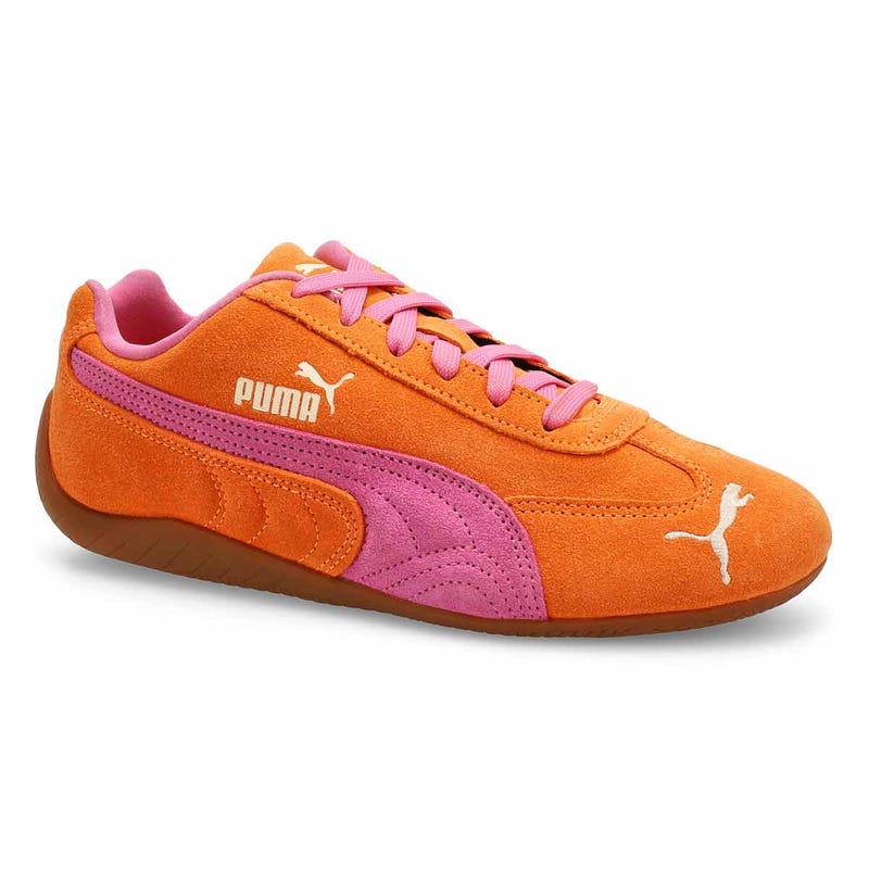 Women's  Speedcat OG Low Profile Sneaker - Orange Glo/Poised Pink