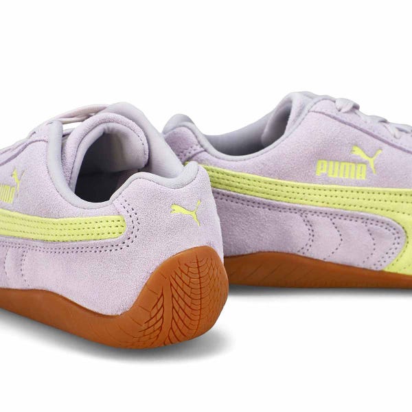 Women's Speedcat OG Lace Up Sneaker - Lilac Crush/Fresh Yellow