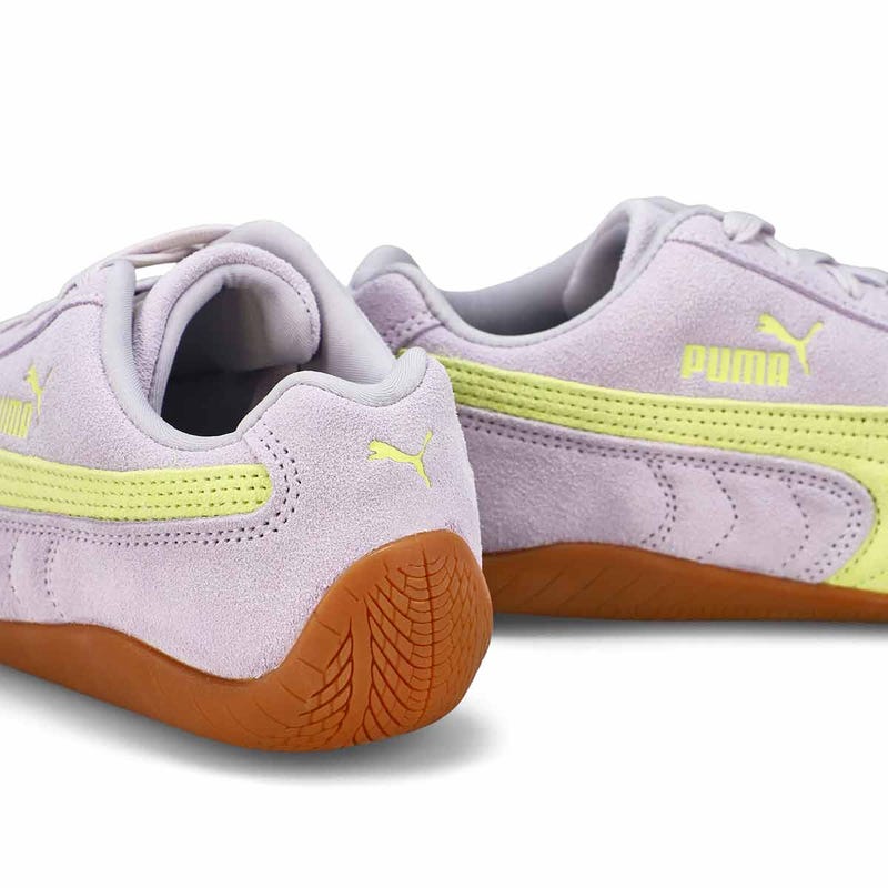 Women's Speedcat OG Lace Up Sneaker - Lilac Crush/Fresh Yellow