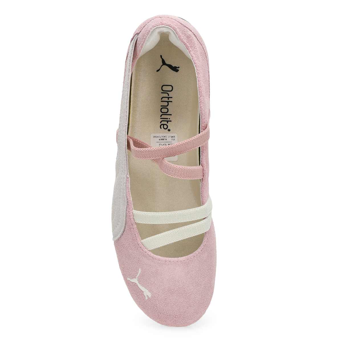 Ballerine à profil bas SPEEDCAT BALLET SD, rose/blanc chaud, femmes