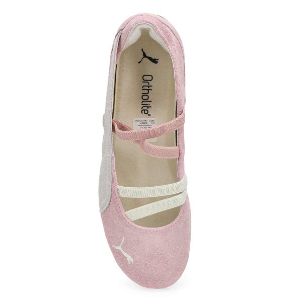 Ballerine à profil bas SPEEDCAT BALLET SD, rose/blanc chaud, femmes