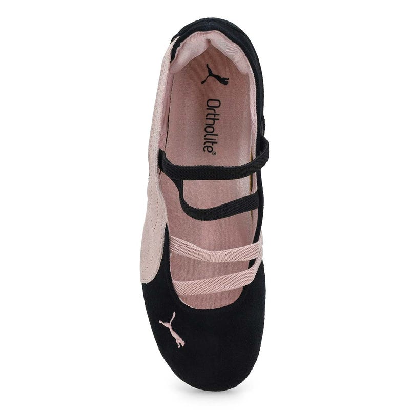 Ballerine à profil bas SPEEDCAT BALLET SD, noir/brume mauve, femmes