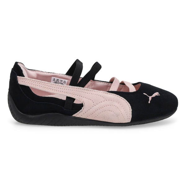 Ballerine à profil bas SPEEDCAT BALLET SD, noir/brume mauve, femmes