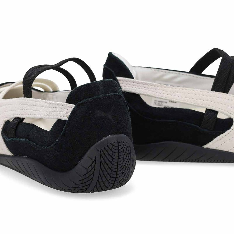 Ballerine à profil bas SPEEDCAT BALLET SD, noir/blanc/blanc chaud, femmes