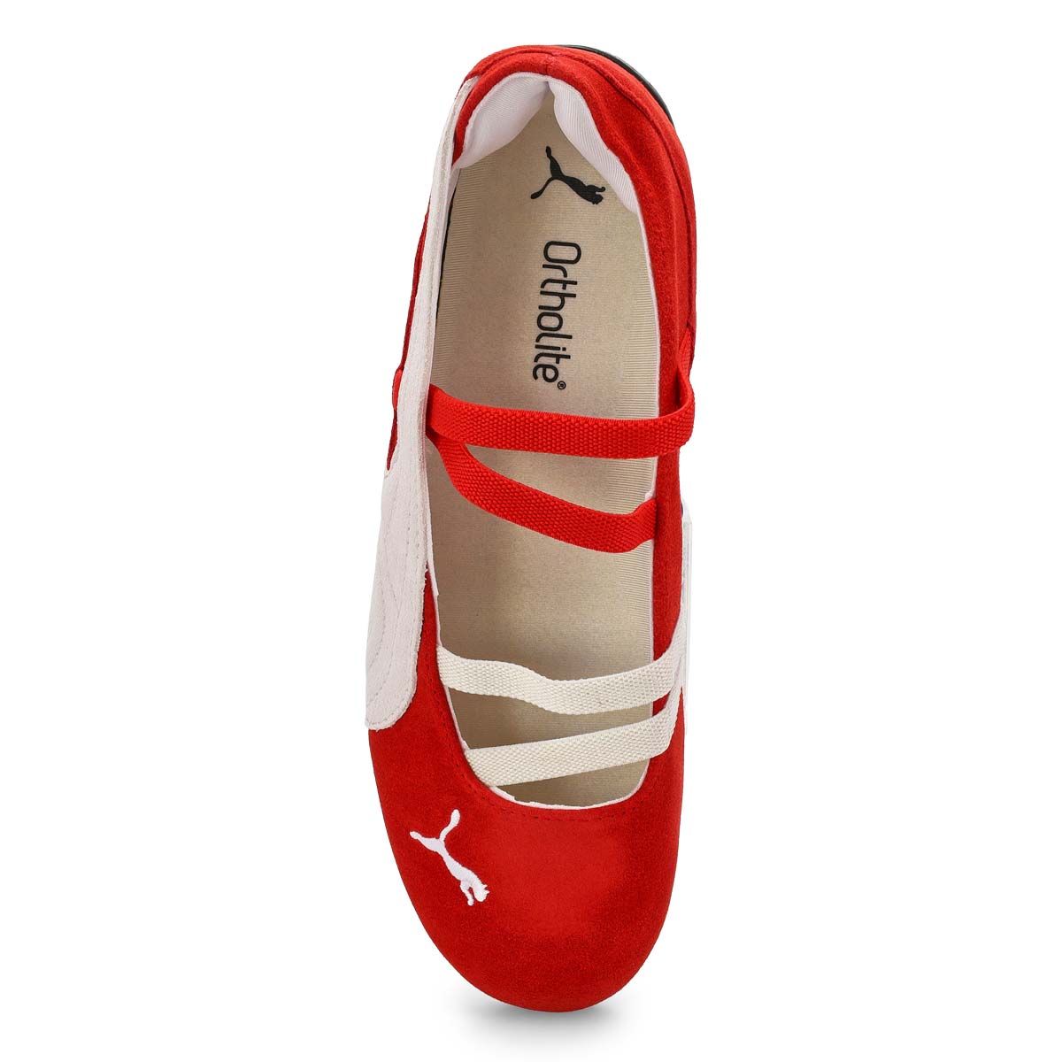 Women's Speedcat SD Low Profile Ballet Flat - Red/White/Black