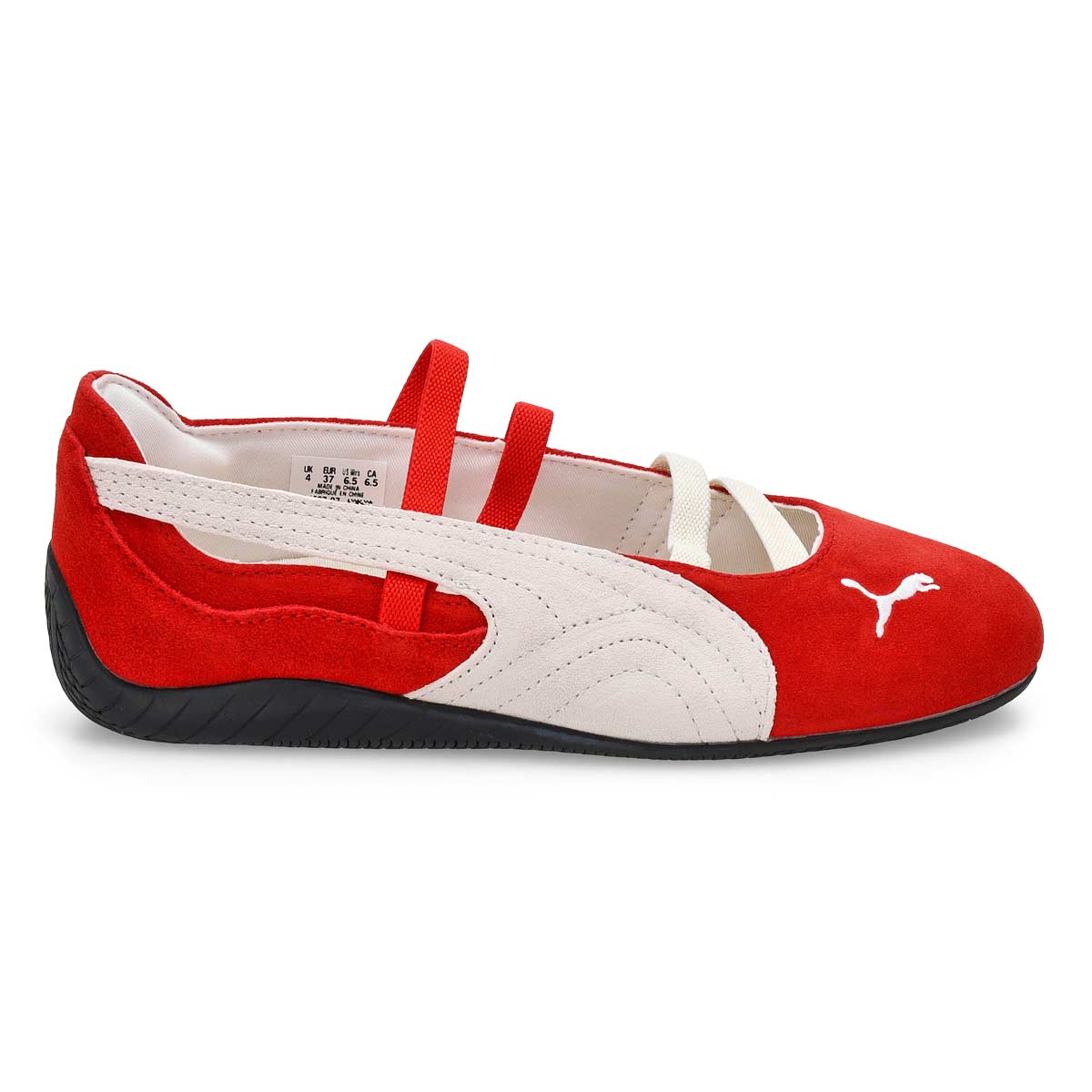 Women's Speedcat SD Low Profile Ballet Flat - Red/White/Black