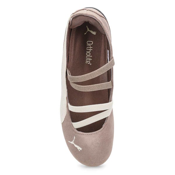 Ballerine Speedcat SD profil bas femme - Gris souris/Noir