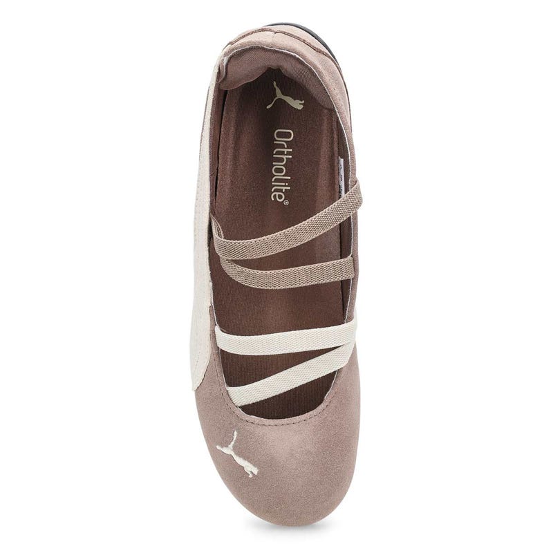 Ballerine Speedcat SD profil bas femme - Gris souris/Noir