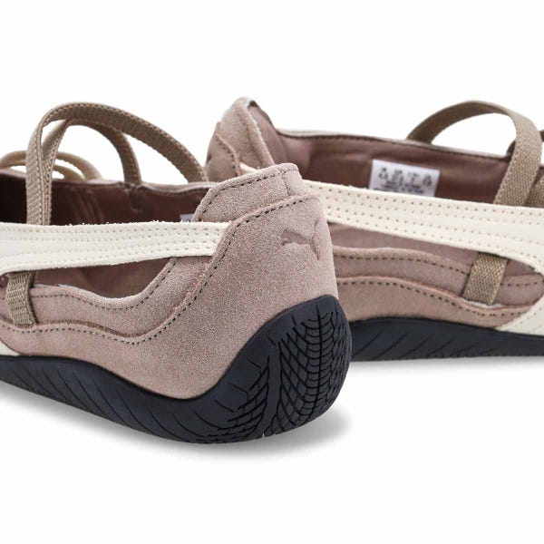 Ballerine Speedcat SD profil bas femme - Gris souris/Noir