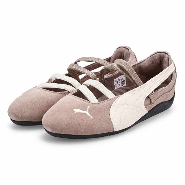 Ballerine Speedcat SD profil bas femme - Gris souris/Noir