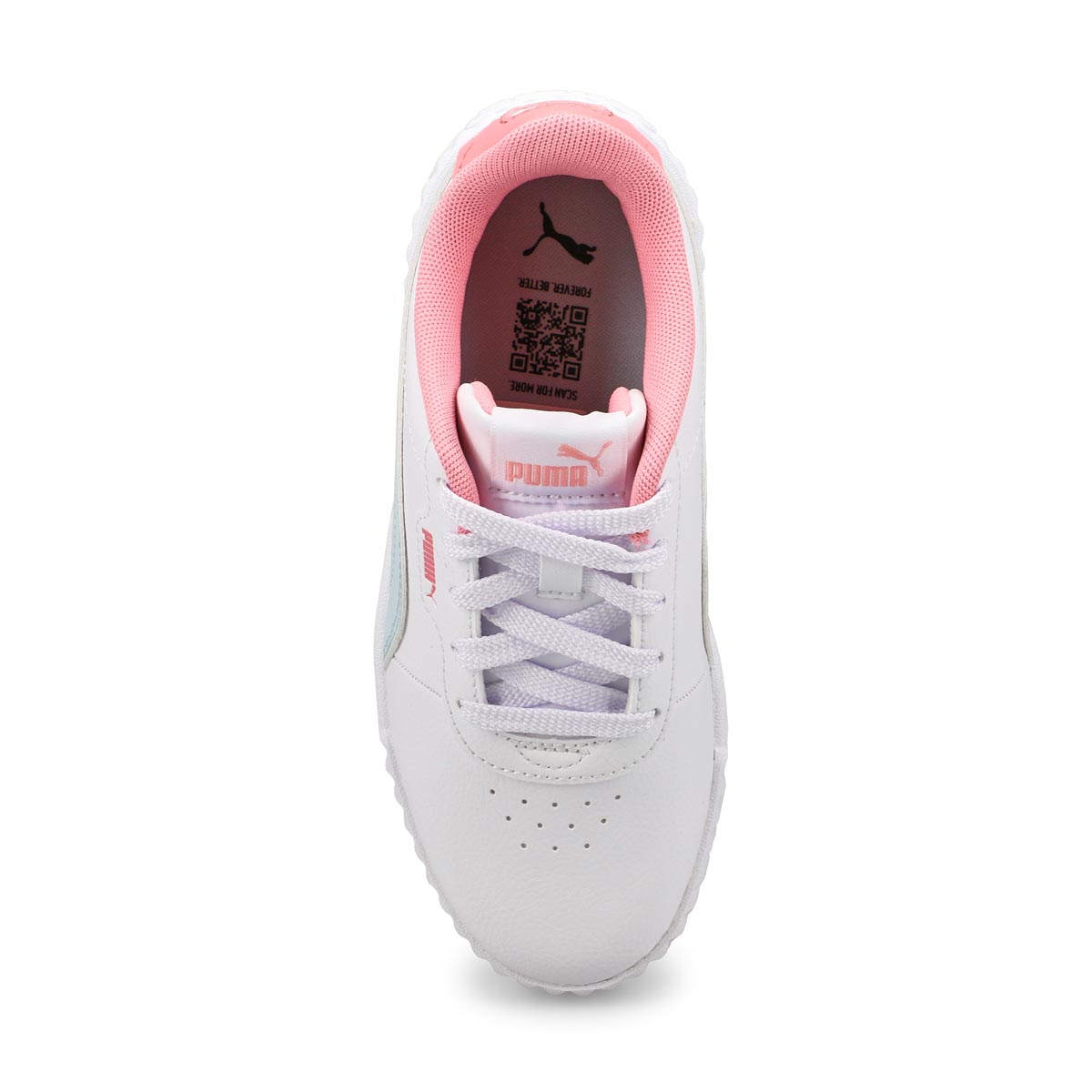 Baskets à lacets CARINA 3.0, blanc/verre de mer, filles