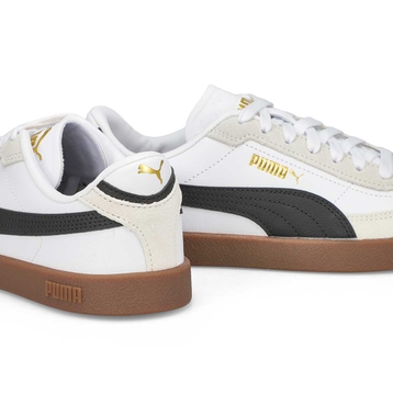 Kids'  Club II Era Lace Up Sneaker - White/Off Whi