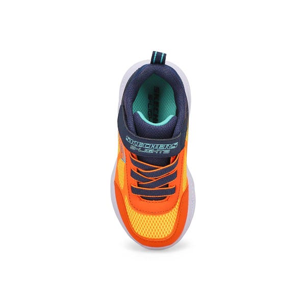 Infants' B Meteor-Lights Sneaker - Navy/Orange