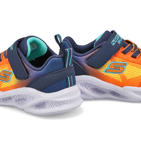 Infants' B Meteor-Lights Sneaker - Navy/Orange