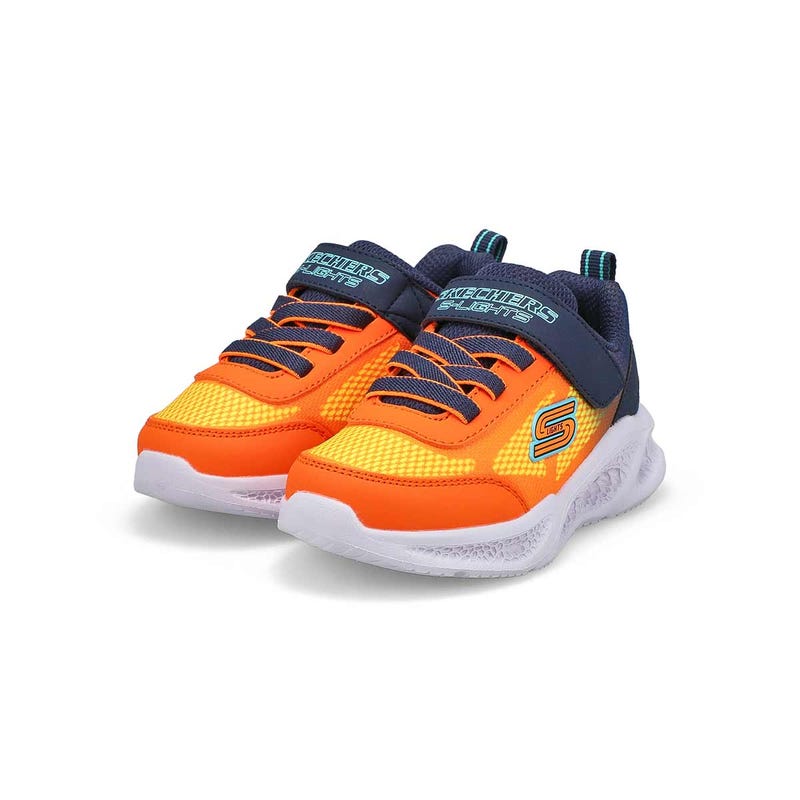 Infants' B Meteor-Lights Sneaker - Navy/Orange