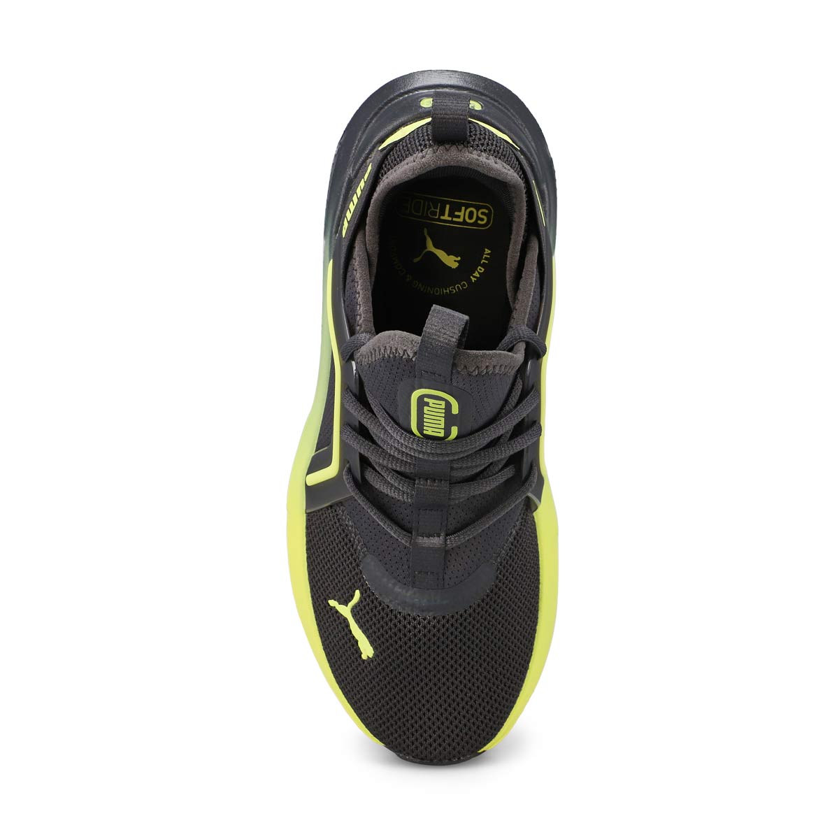 Boys'  Softride Enzo 5 Jr Sneaker - Dusky Grey/Fresh Yellow