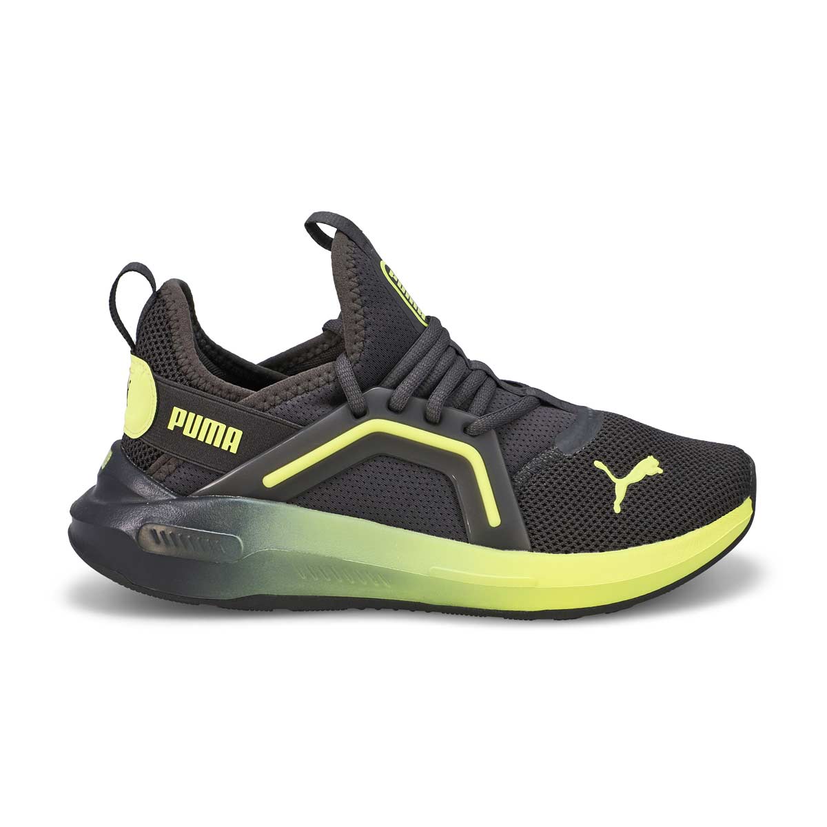 Boys'  Softride Enzo 5 Jr Sneaker - Dusky Grey/Fresh Yellow
