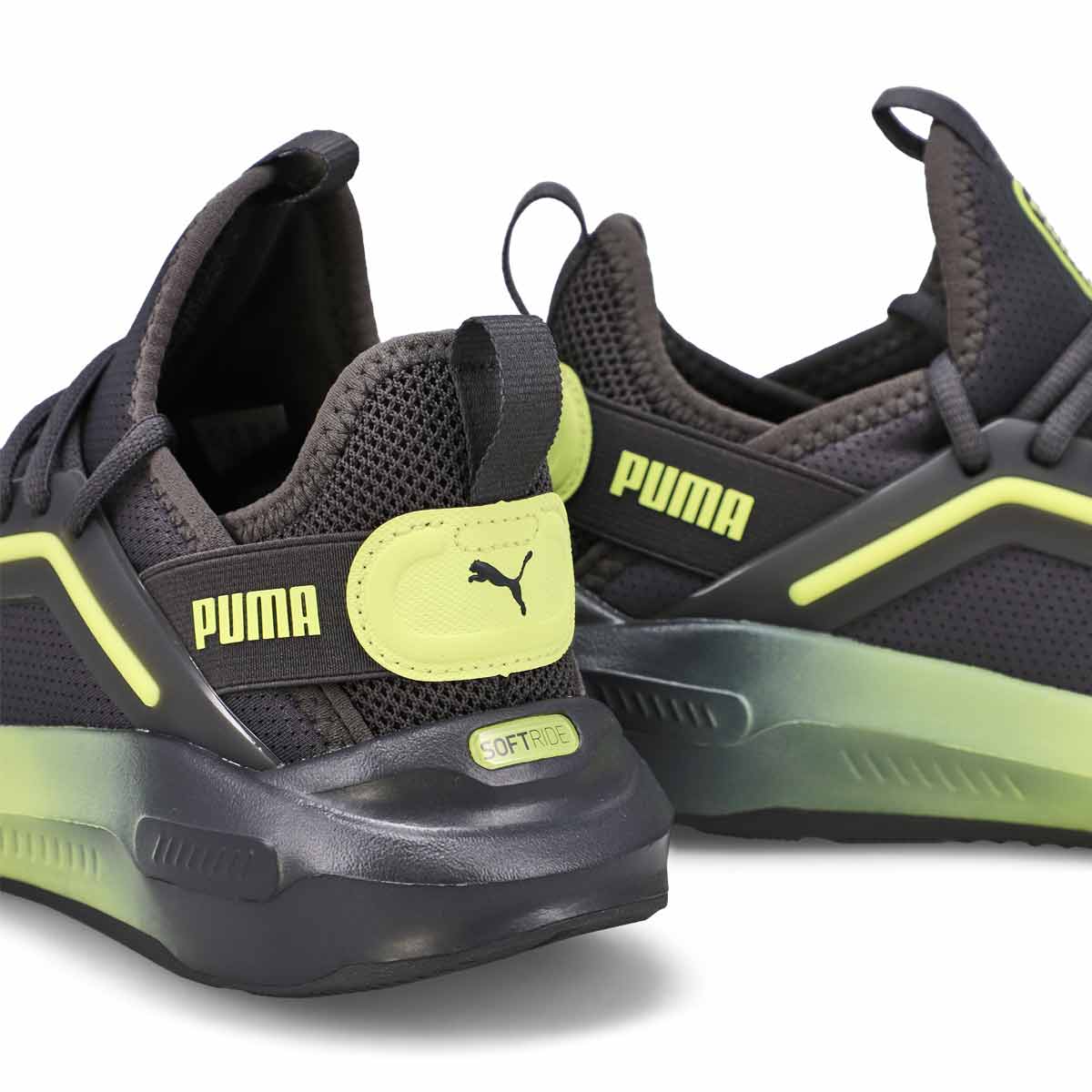 Boys'  Softride Enzo 5 Jr Sneaker - Dusky Grey/Fresh Yellow