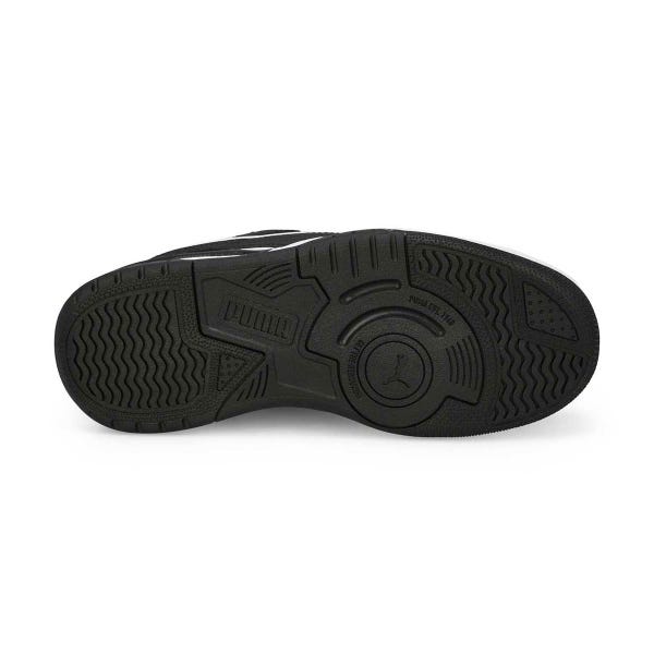 Baskets à lacets REBOUND RETRO, noir/blanc, enfants