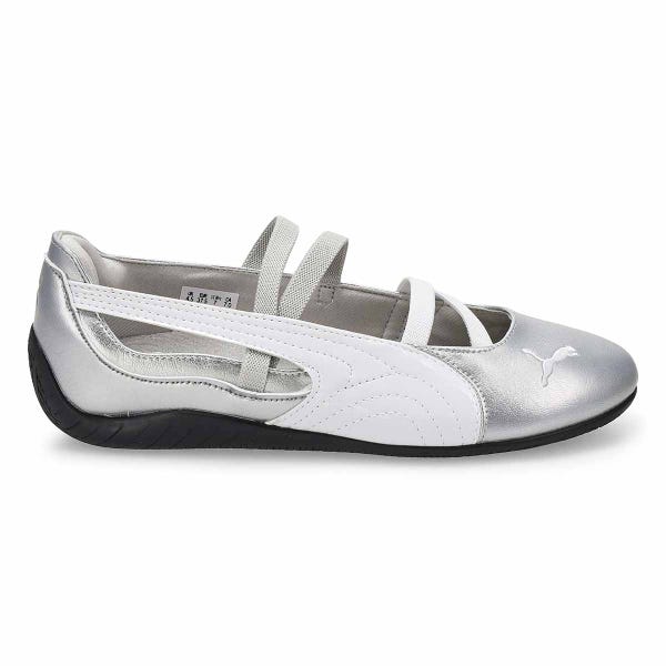 Ballerine SPEEDCAT BALLET SD, argent/blanc, femmes