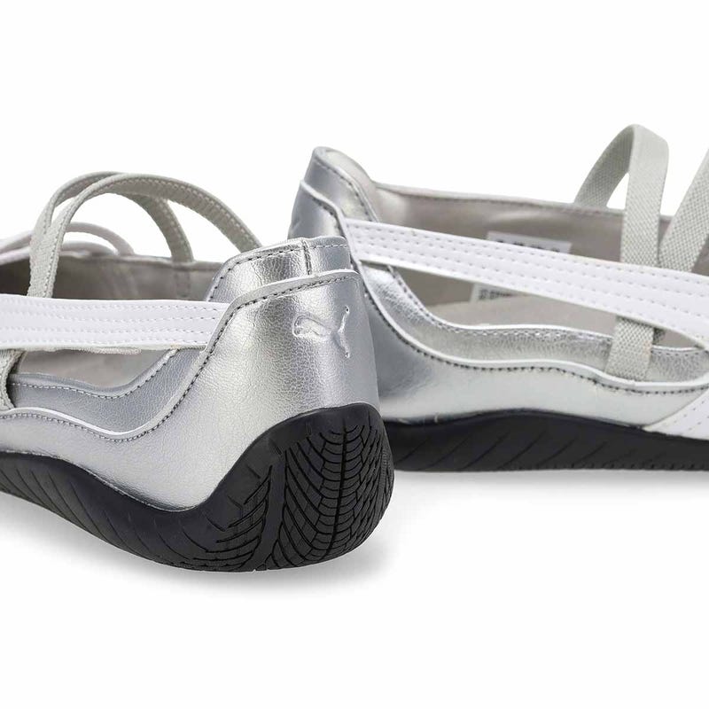 Ballerine SPEEDCAT BALLET SD, argent/blanc, femmes